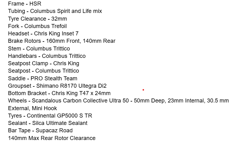 HSR Shimano Ultegra Di2