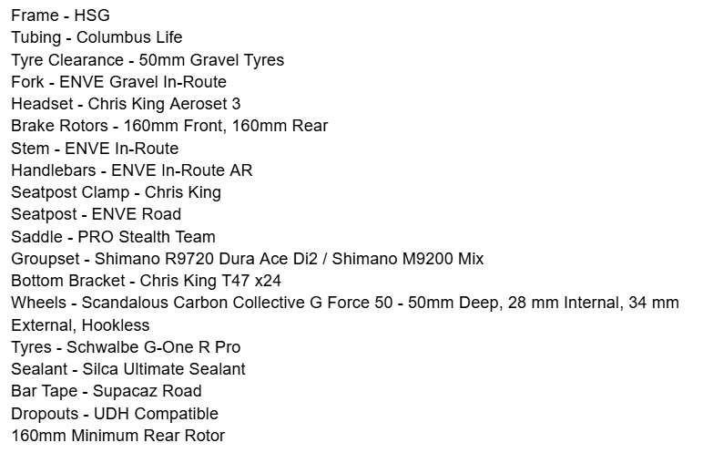 HSG Shimano Dura Ace XTR