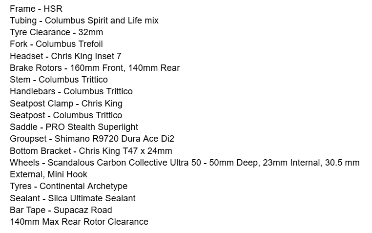 HSR Shimano Dura Ace Di2