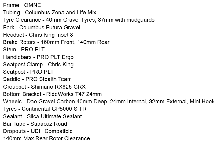 OMNE Shimano GRX Di2