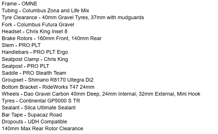 OMNE Shimano Ultegra Di2