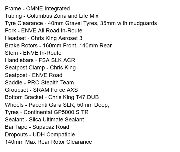 OMNE Integrated SRAM Force AXS