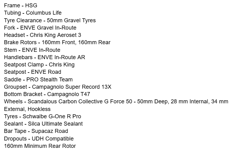 HSG Campagnolo Super Record X