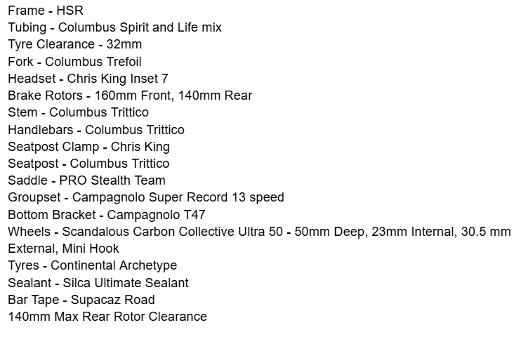 HSR Campagnolo Super Record 13